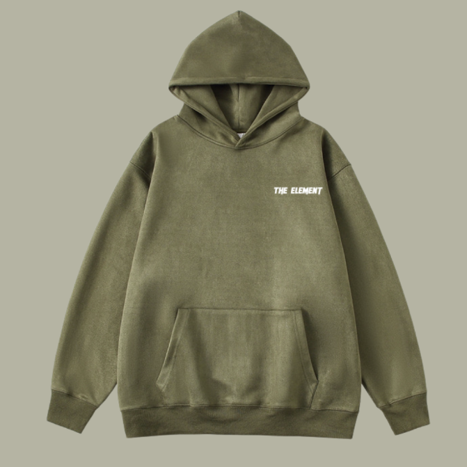Suede Hoodie